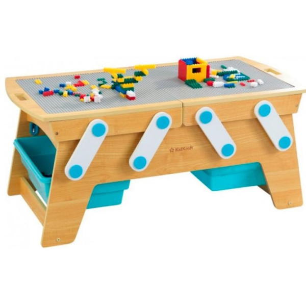 

Деревянный игровой стол Kidkraft Building Bricks для конструкторов (17512)