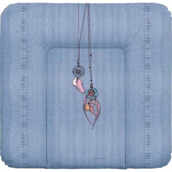 

Пеленальный матрас Cebababy 85x72 Denim Style W-144-119-598, Dream Catcher, голубой