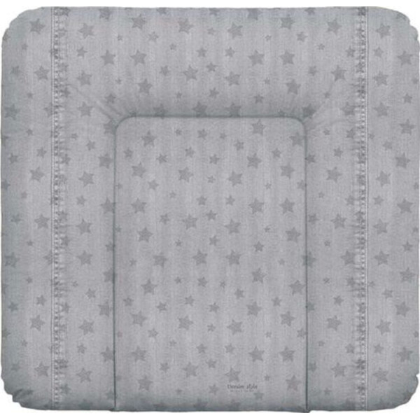 

Пеленальный матрас Cebababy 85x72 Denim Style W-144-119-588, Stars grey, серый