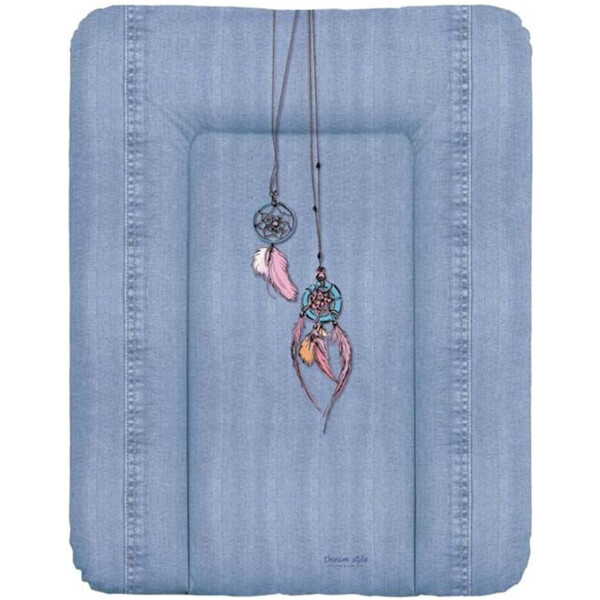 

Пеленальный матрас Cebababy 50x70 Denim Style W-143-119-598, Dream Catcher, голубой