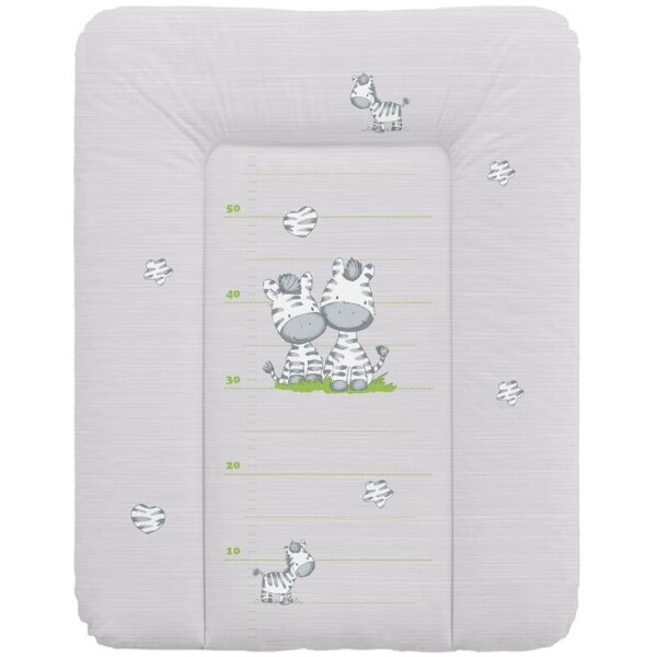 

Пеленальный матрас Cebababy 50x70 Basic line W-143-002-260, Зебра серая