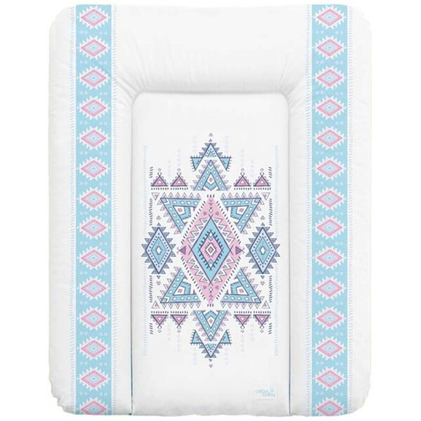 

Пеленальный матрас Cebababy 50x70 Azteca & Nature W-143-101-554, Azteca - Узор, белый