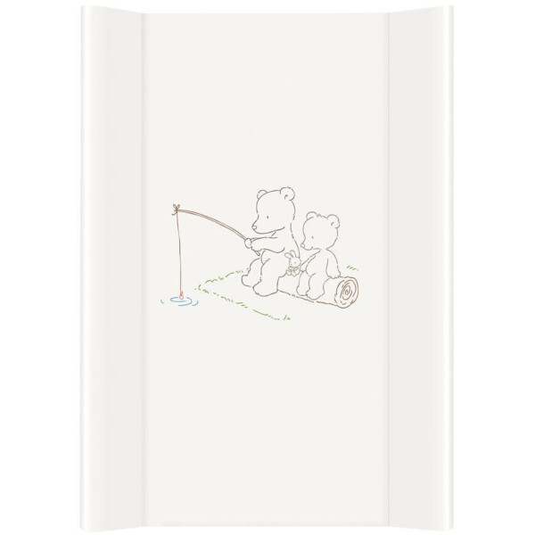 

Пеленальная доска Cebababy 50x80 Basic line W-210-004-100, Мишки рыбачат белый