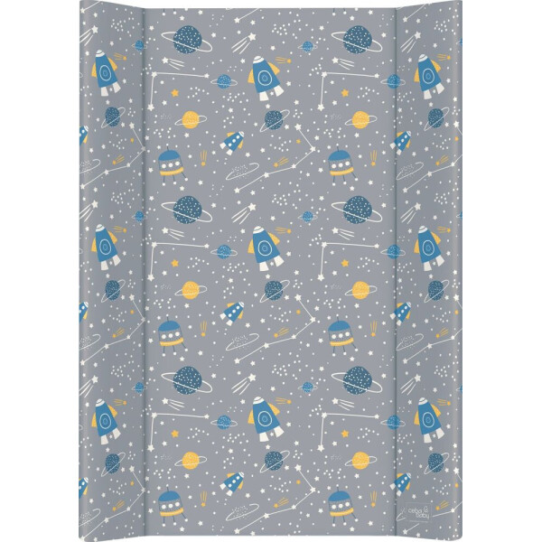 

Пеленальная доска Cebababy 50x70 Candy Andy W-200-121-610, Cosmo, серый - синий