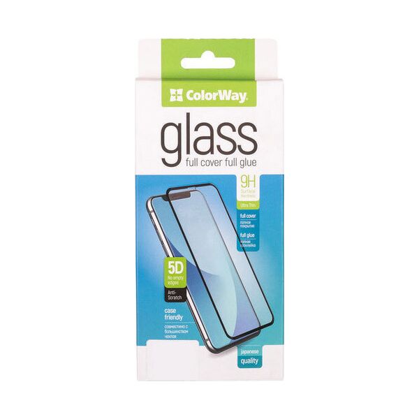 

Защитное стекло ColorWay Full Cover Full Glue Black для Samsung A12 (A125)