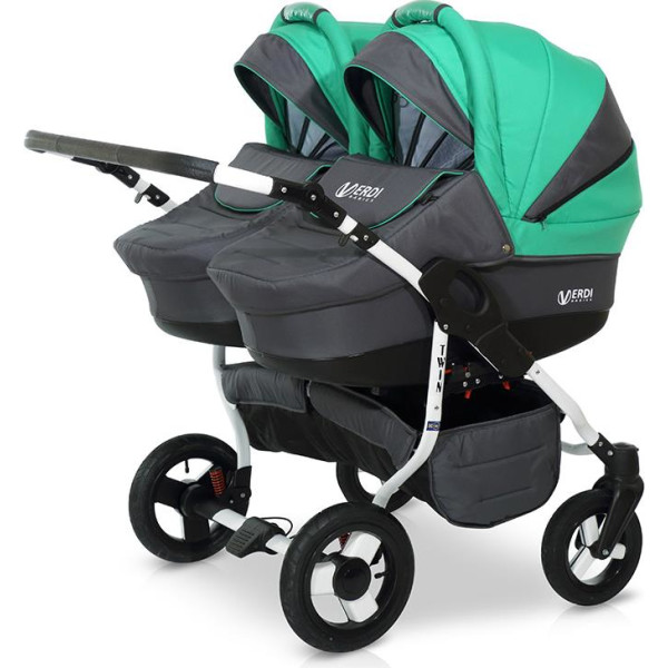 

Детская коляска для двойни Verdi TWIN 07