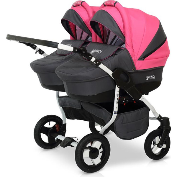 

Детская коляска для двойни Verdi TWIN 08