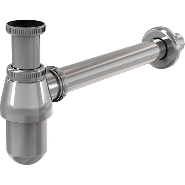 

Сифон Alcaplast из хромированной латуни d32 с накидной гайкой 5/4", A431