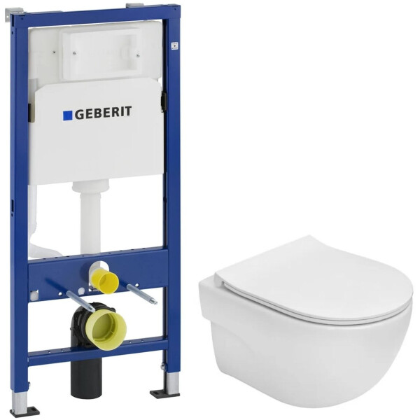 

Инсталляция GEBERIT с унитазом ROCA MERIDIAN Slim Soft Close, A34H242000+458.103.00.1