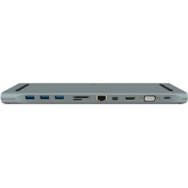 

WIWU Adapter T7 USB-C to USB-C+RJ45+SD+3xUSB3.0+VGA+HDMI+Mini Display port Space Gray