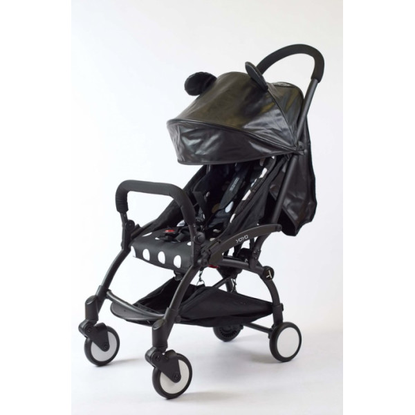 

прогулочная YOYA 175 A+ Микки кожа черная рама