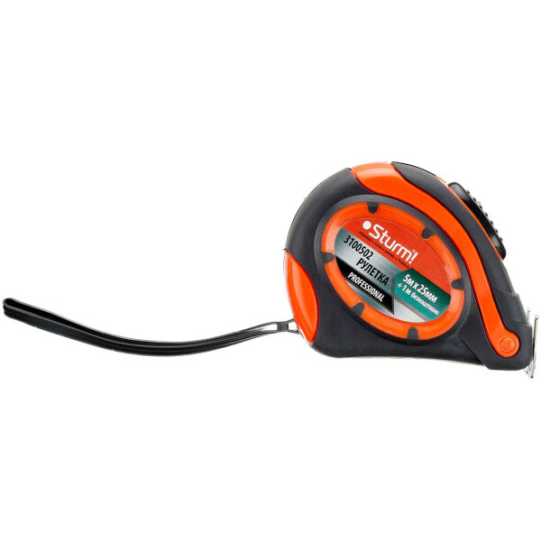 

Рулетка с автостопом 5 м Professional Sturm 3100502