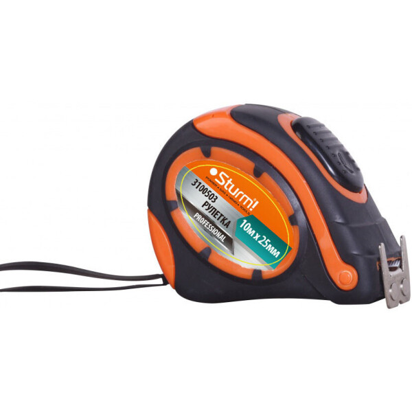 

Рулетка с автостопом 10 м Professional Sturm 3100503