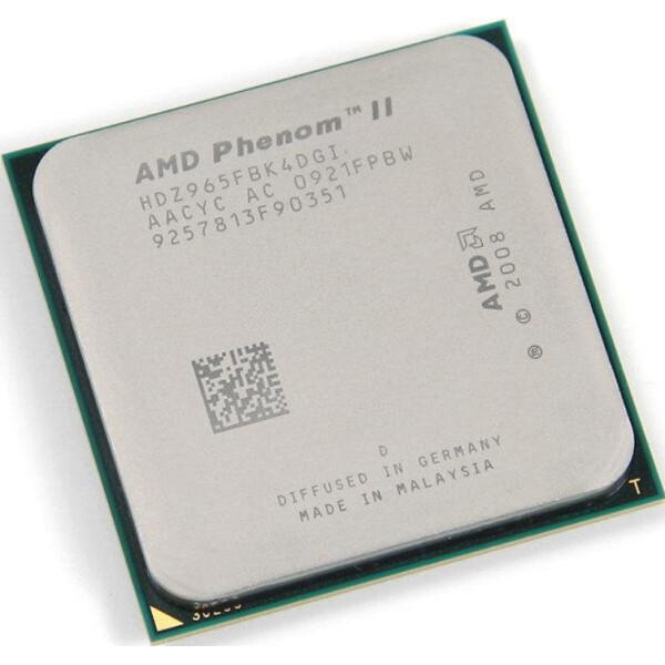 

AMD Phenom II X4 Black 965 HDZ965FBGMBOX 3.4GHz Socket AM3 Over-Stock