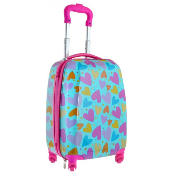 

Чемодан YES детский на колесах Lovely hearts, LG-4
