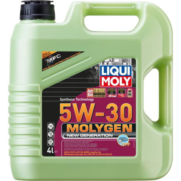 

Моторное масло Molygen New Generation DPF 5W-30 4L