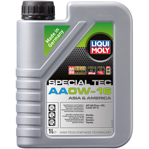 

Моторное масло LIQUI MOLY Special Tec AA 0W-16 1L