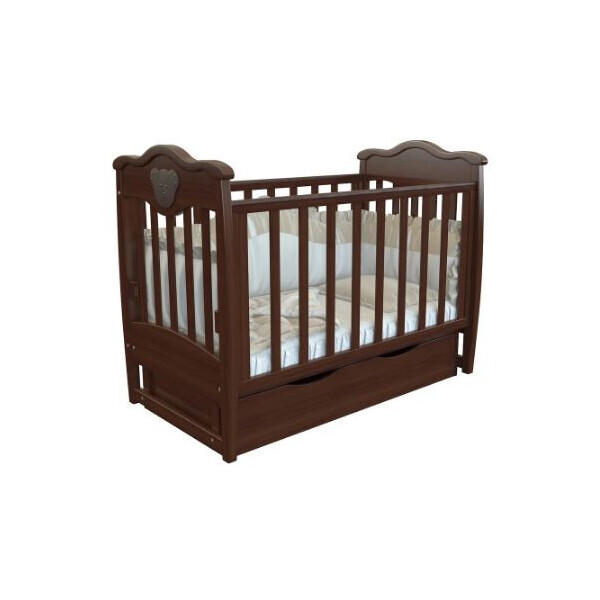 

Детская кроватка Angelo lux 5 темный орех (11013)