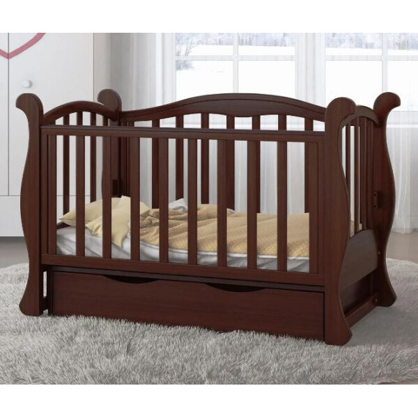

Детская кроватка Angelo lux 6 темный орех (11016)