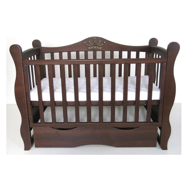 

Детская кроватка Angelo lux 10 темный орех (11030)