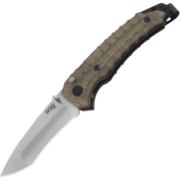 

Kiku - Assisted, S35VN Нож складной (Satin) (SOG KU-3003)
