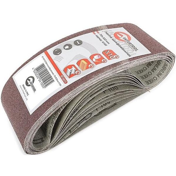 

Лента шлифовальная уп. 10 шт. INTERTOOL BT-0410
