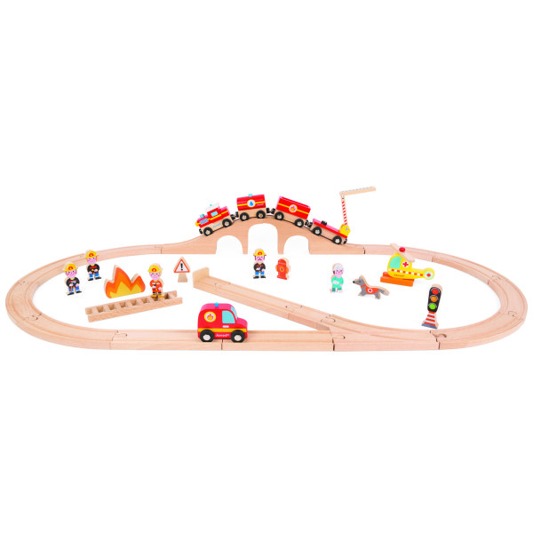

Игровой набор с треком Janod Пожарная команда (J08539)