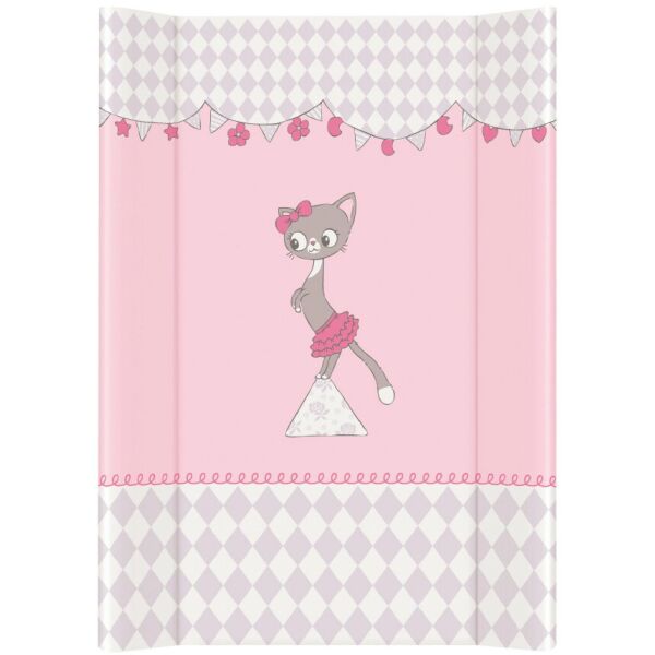 

Пеленальная доска Ceba Baby 50х70 Котик розовый