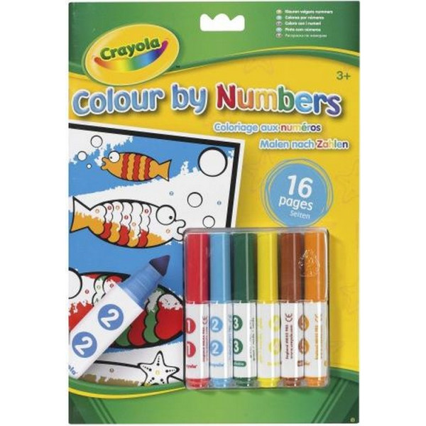 

Раскраска по номерам Crayola с фломастерами (7321)