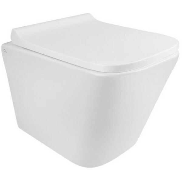 

Унитаз подвесной Qtap Tern безободковый с сидением Slim Soft-close QT1733052ERW