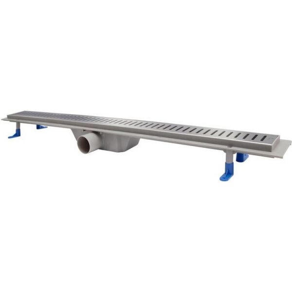 

Трап линейный Qtap Dry FA304-900 с нержавеющей решеткой 900х73