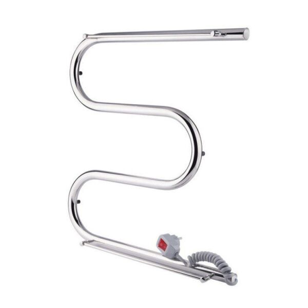 

Электрический полотенцесушитель для ванной Q-tap Snake shelf (CRM) 500х500 RE