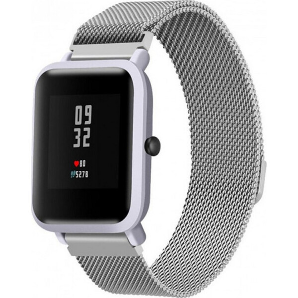 

Ремешок UWatch Milanese Magnetic Strap For Amazfit Bip SIlver