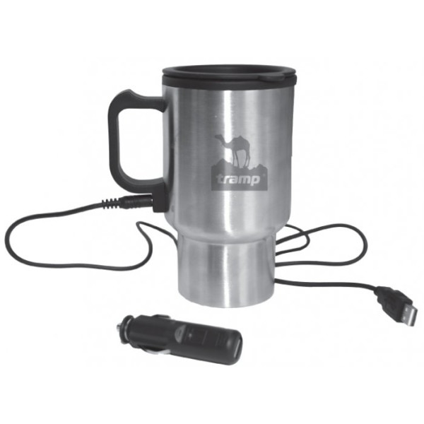 

Автокружка Tramp TRC-064 с подогревом 12В USB входом
