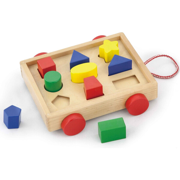 

Деревянный сортер Viga Toys Тележка с фигурами (58583)