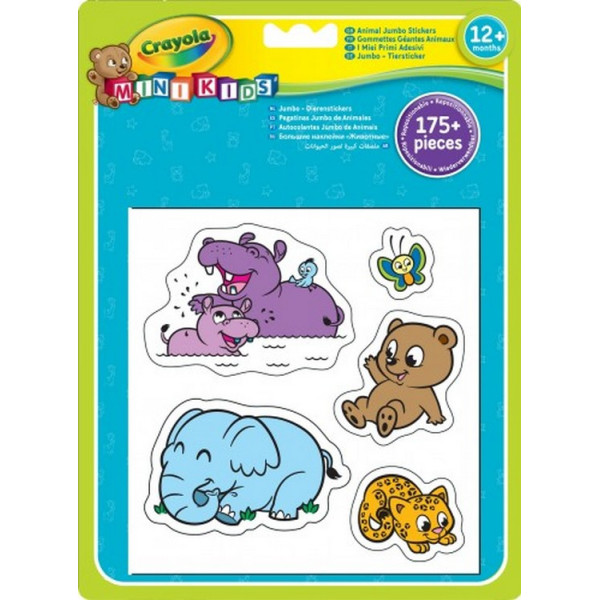 

Набор многоразовых наклеек Crayola Mini Kids Животные (12599)