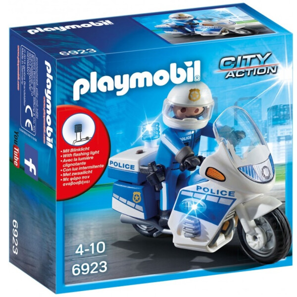

Конструктор Playmobil Полицейский мотоцикл 6923