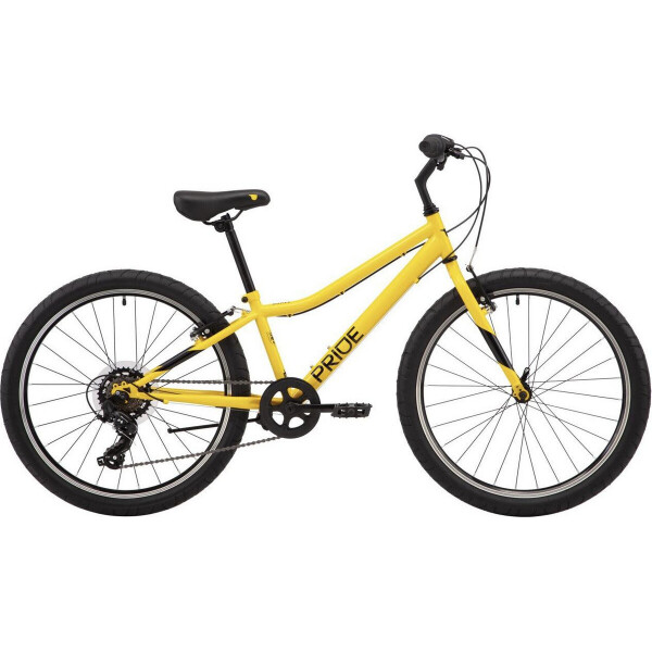 

Велосипед 24" Pride BRAVE 4.1 Yellow/Black 2021 (SKD-14-39)