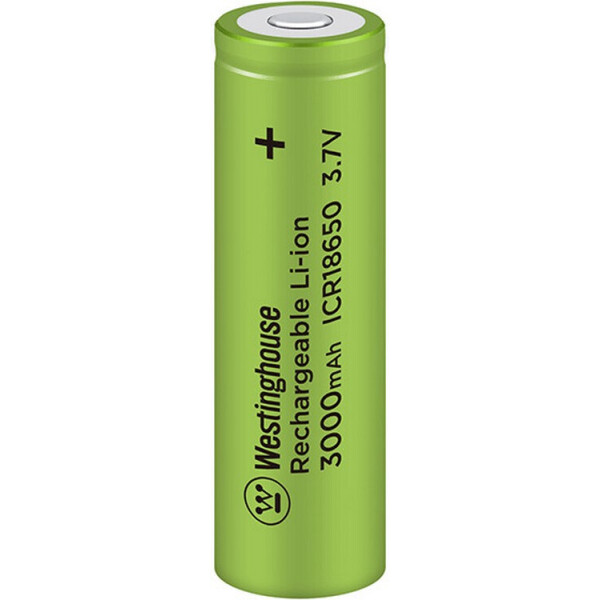 

Аккумулятор литий-ионный Westinghouse Li-ion ICR18650, 1С, 1шт/уп