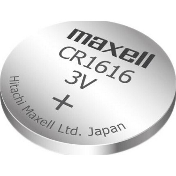 

Литиевая батарея Japan Maxell СARD "таблетка" 5шт/уп (B-JPN-CR1616-C5)
