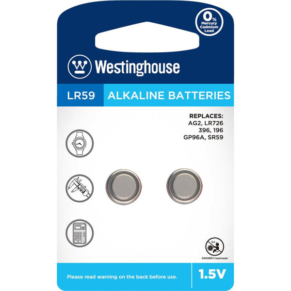 

Литиевая батарея Westinghouse Alkaline "таблетка" LR59 2шт/уп blister