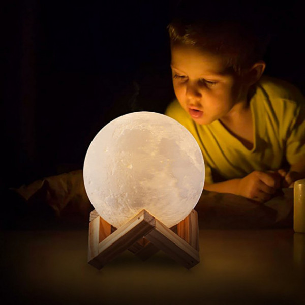 

Ночник 3DTOYSLAMP Луна 15 см 16 цветов + пульт