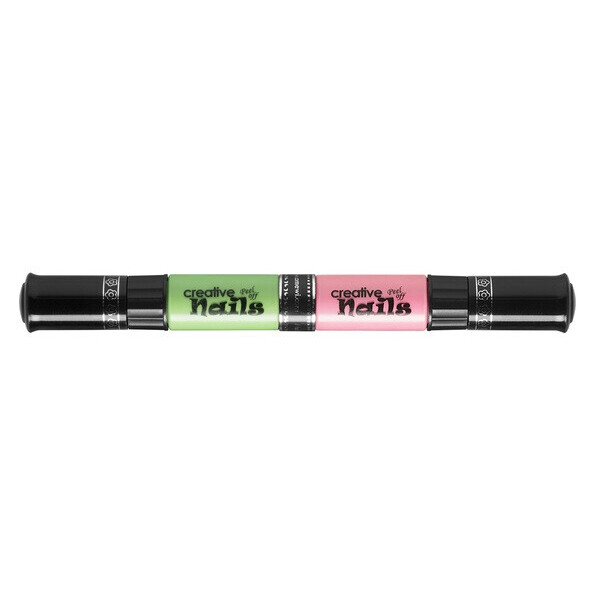 

Детский лак-карандаш для ногтей Malinos Creative Nails на водной основе (2 цвета Морской волны + Розовый) (MA-303021+303023)