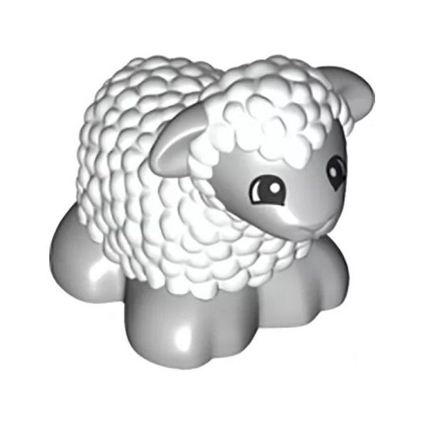

LEGO DUPLO Sheep Baby - White (69719pb01)