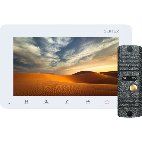 

Комплект видеодомофона Slinex SM-07M White + Slinex ML-16HR Black
