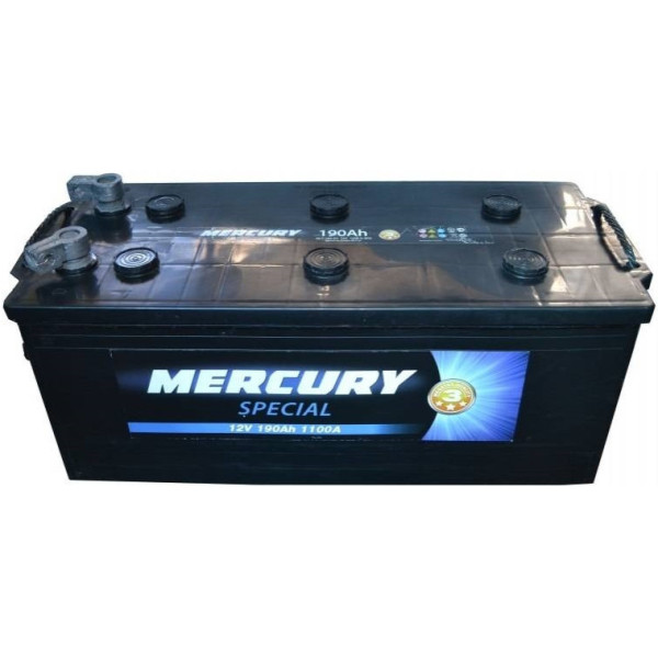 

Автомобильный аккумулятор MERCURY SPECIAL 190Ah (+/-) (1100EN) (25914)