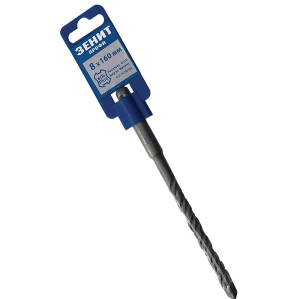 

Зенит Профи SDS-Plus 8х160мм спираль 4S