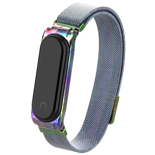 

Ремешок Armorstandart Metal для Mi Band 4/3 Rainbow