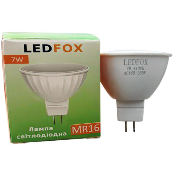 

Лампа светодиодная LEDFOX SMD MR16 7Вт (ALL-16071P-0307)