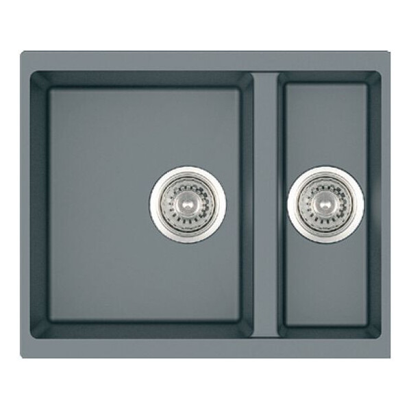 

Кухонная мойка Fabiano Quadro 56x46x15 Titanium